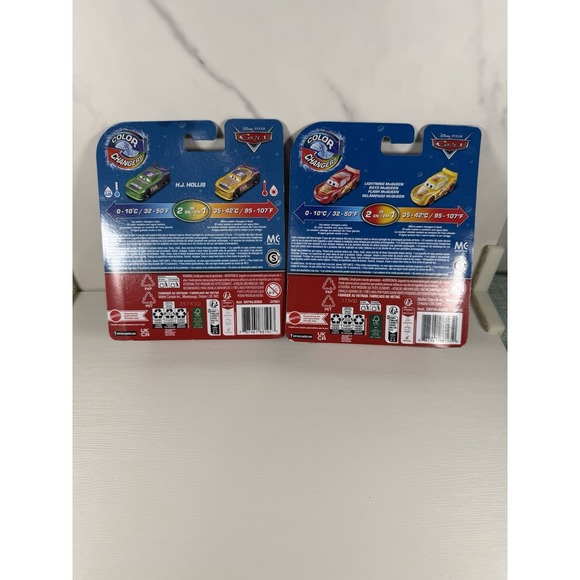 Lot Mattel Disney Pixar Cars-Lightning McQueen H.J. Hollis New In Box - Picture 2 of 4